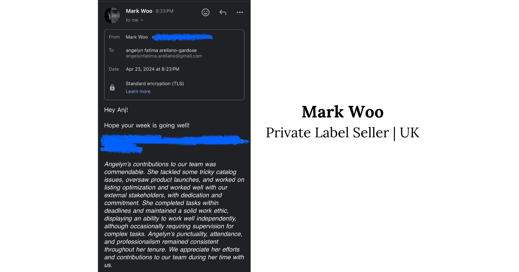 Mark Woo Private Label Seller - UK